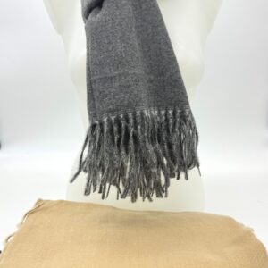 ECHARPES UNI REF:5  GRIS CHINE -NOIR -BEIGE    15€ PIECE – 25€ LES 2